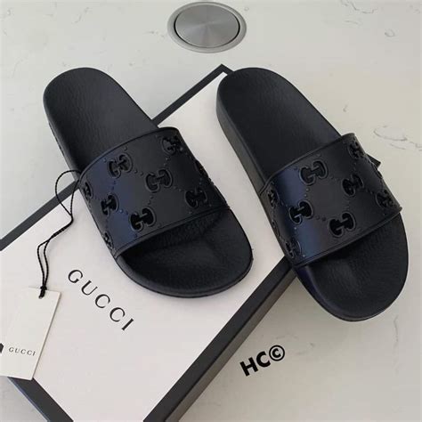 guccie womans slides|gucci slides holes.